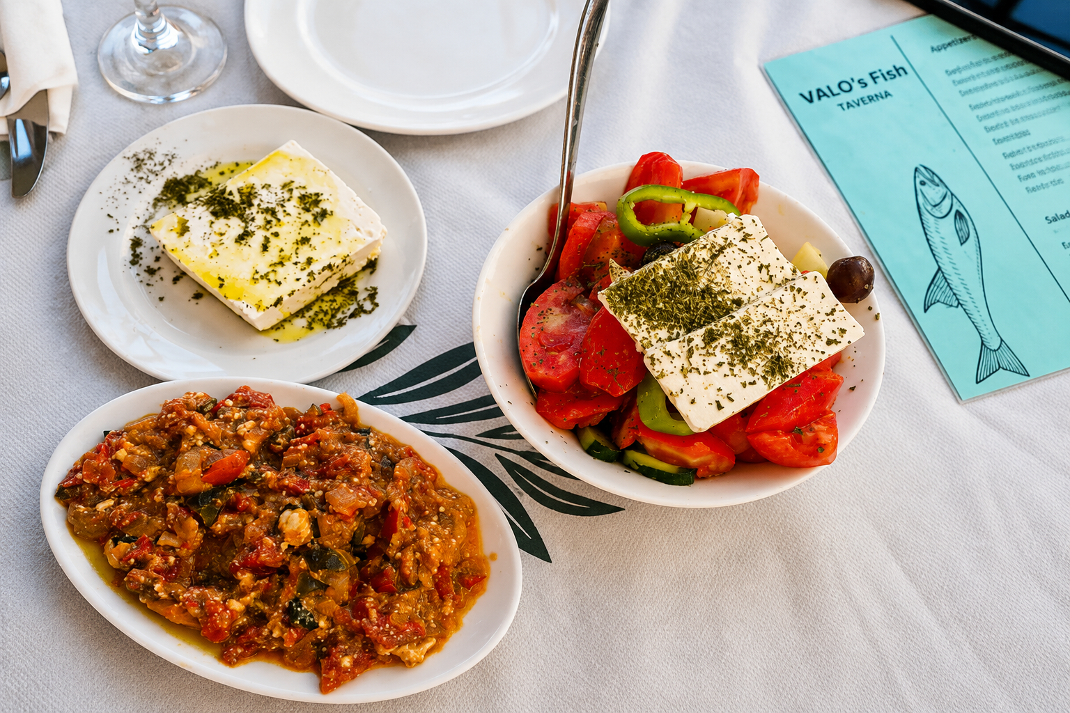 Traditional food in Himarë